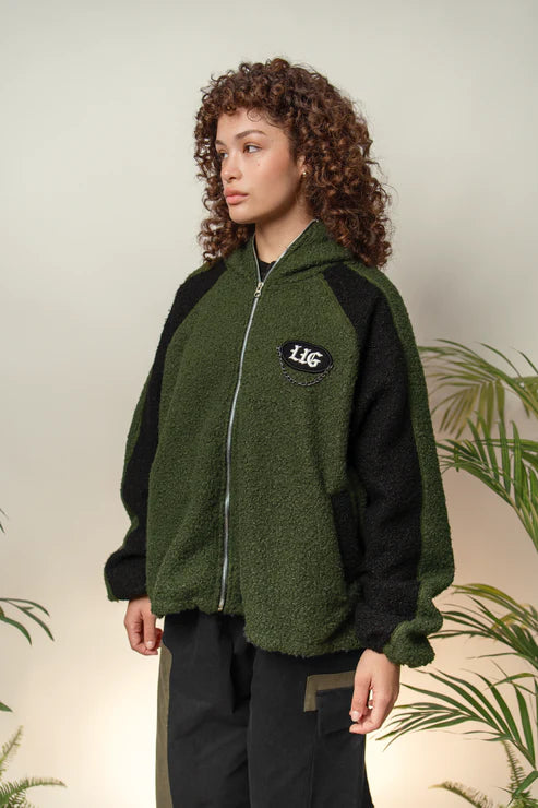 HOODIE CARNERO - GREEN / BLACK