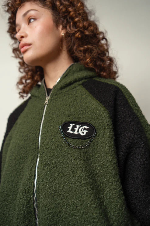 HOODIE CARNERO - GREEN / BLACK