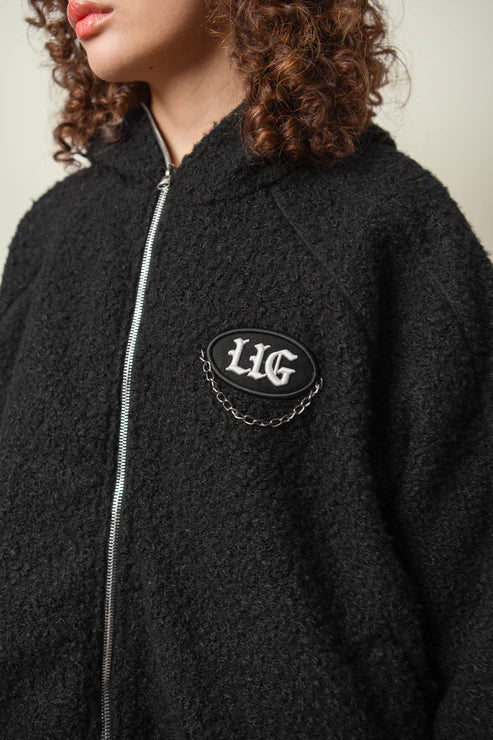 HOODIE CARNERO - BLACK / BLACK