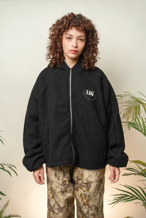 HOODIE CARNERO - BLACK / BLACK