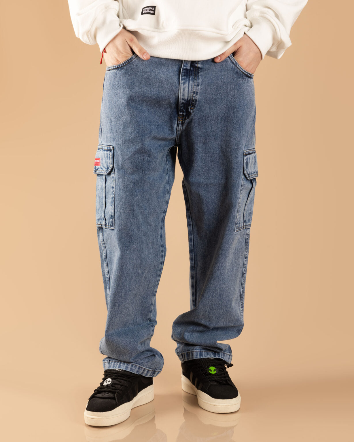 Cargo Jean Retro Blue