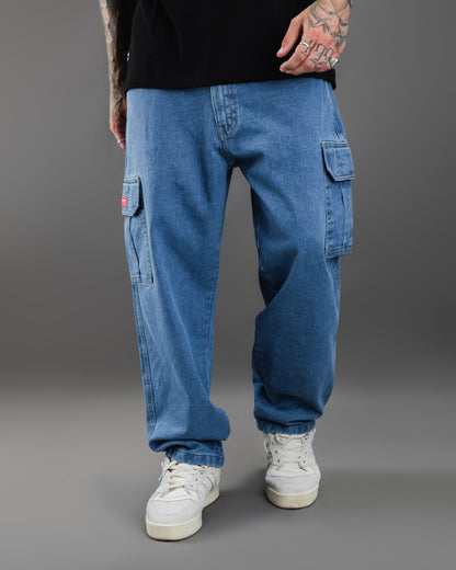 Cargo Jean Blue