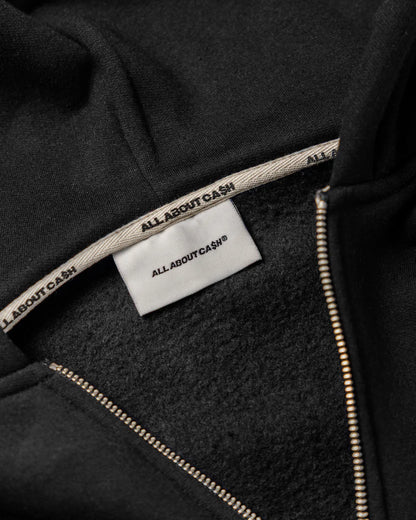 AAC BLAACK BASIC ZIP HOODIE