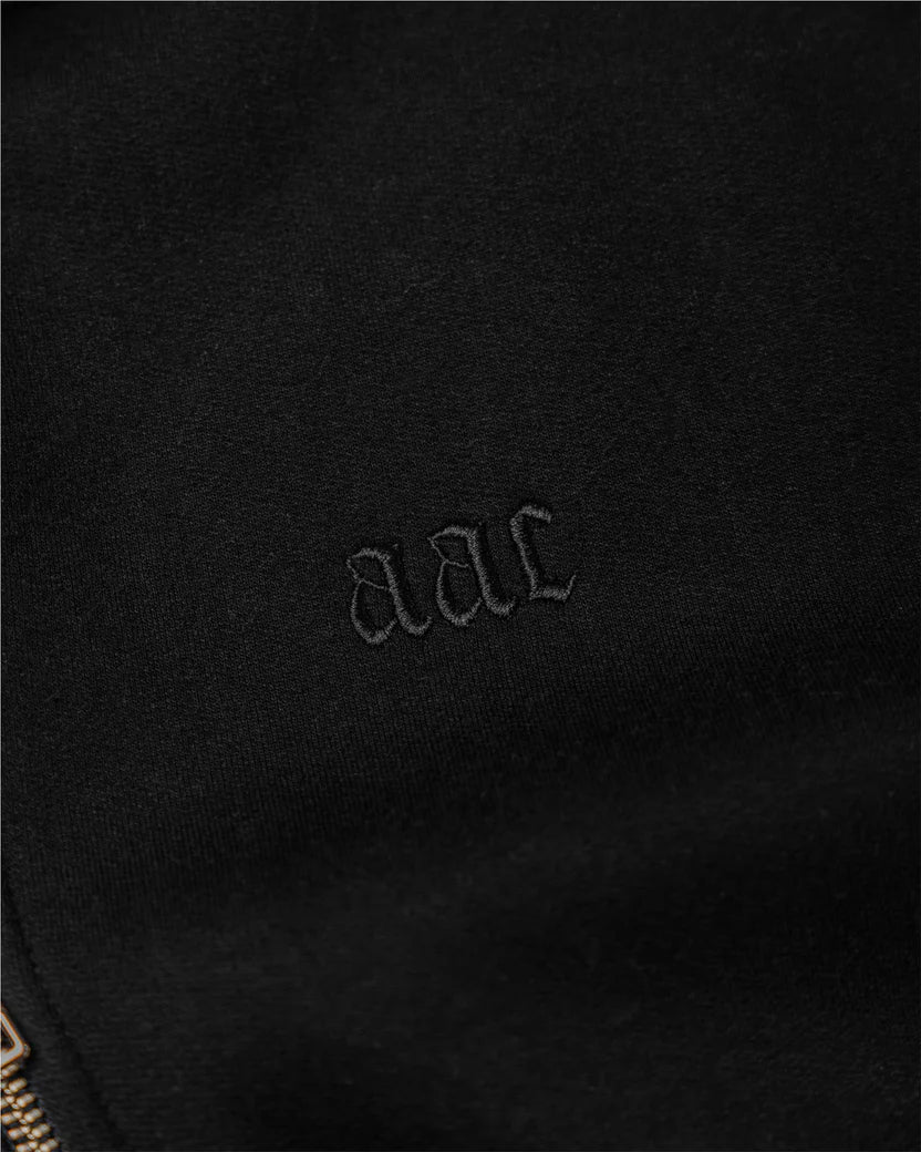 AAC BLAACK BASIC ZIP HOODIE