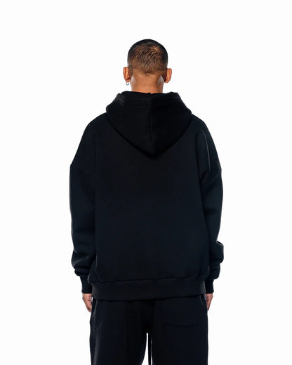 AAC BLAACK BASIC ZIP HOODIE