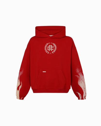 AAC FLAMESSS RED HOODIE