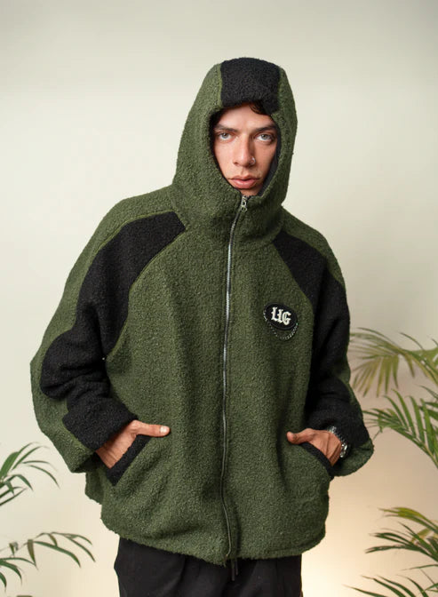 HOODIE CARNERO - GREEN / BLACK