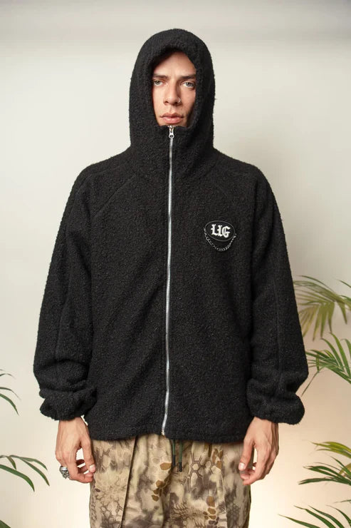 HOODIE CARNERO - BLACK / BLACK
