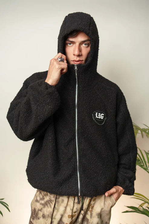 HOODIE CARNERO - BLACK / BLACK