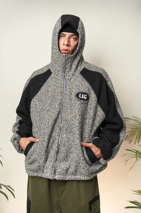 HOODIE CARNERO - GREY / BLACK