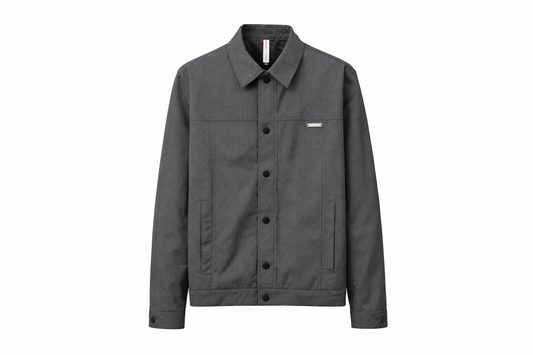 SUBTLE MONOGRAM TEXTURED JACKET BLACK