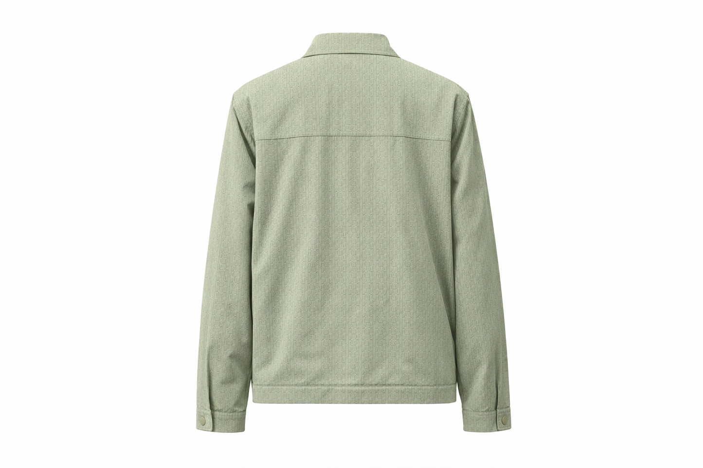SUBTLE MONOGRAM TEXTURED JACKET GREEN ARMY