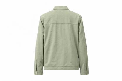 SUBTLE MONOGRAM TEXTURED JACKET GREEN ARMY