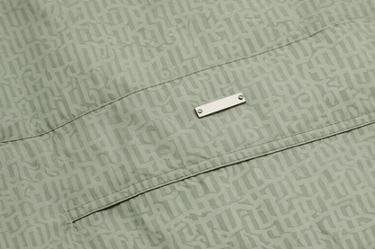 SUBTLE MONOGRAM TEXTURED JACKET GREEN ARMY
