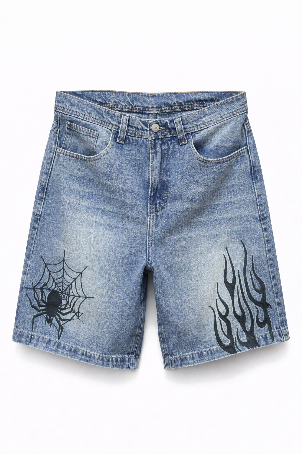 Jort Denim “Web & Flame – Dark Blue”