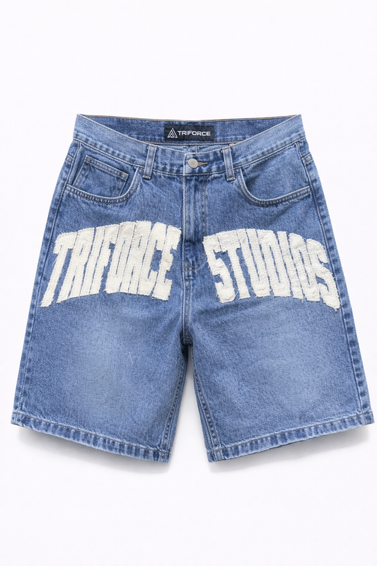 JORT TRIFORCE STITCH “BLUE STONE”