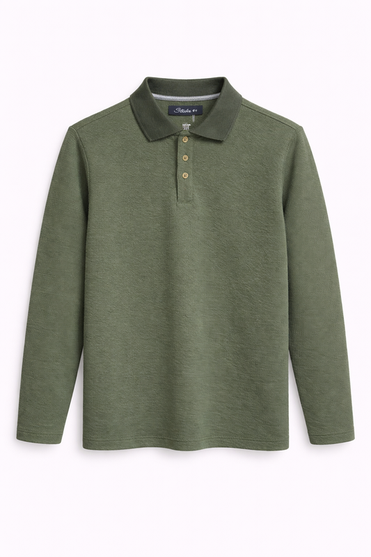 STRIKE CORE LS POLO “Green”