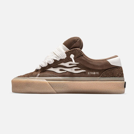 STRAYE LOGAN PUFF "BROWN CREPÈ"
