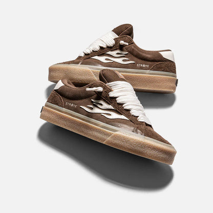 STRAYE LOGAN PUFF "BROWN CREPÈ"
