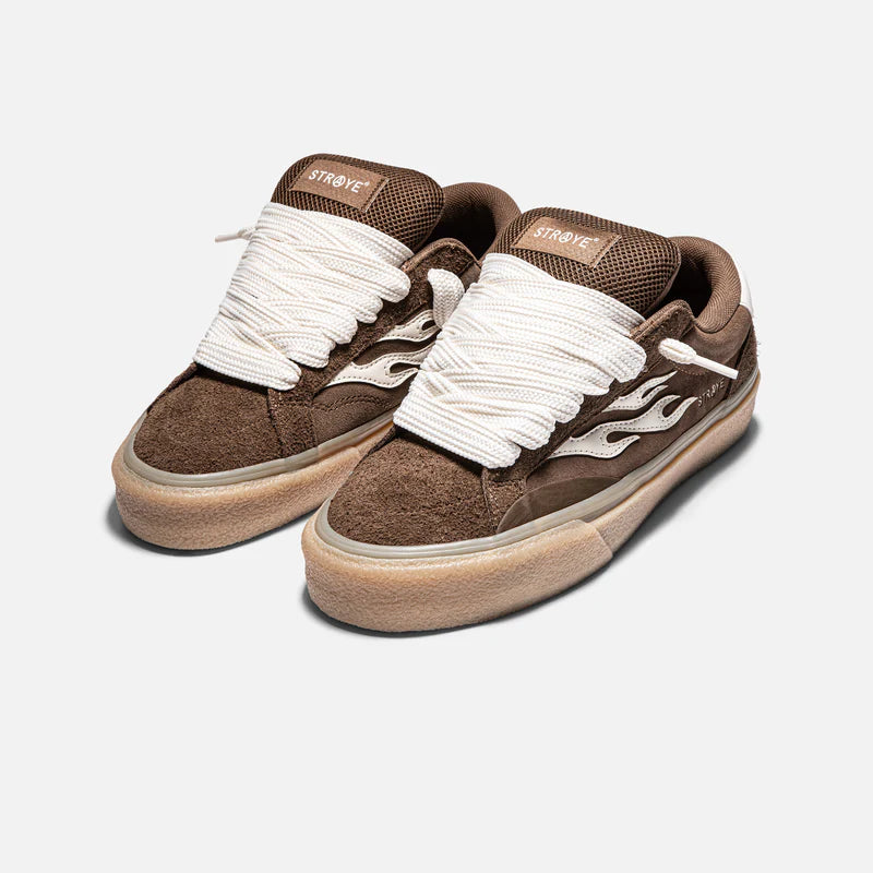 STRAYE LOGAN PUFF "BROWN CREPÈ"