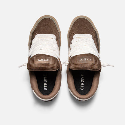STRAYE LOGAN PUFF "BROWN CREPÈ"
