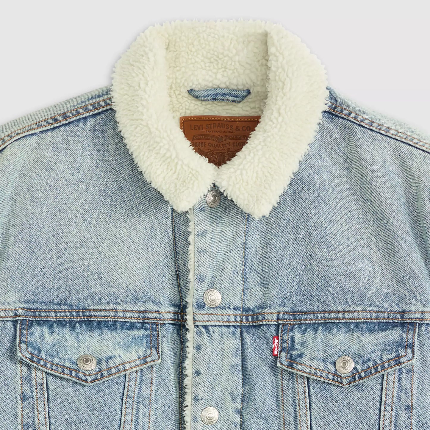 LEVIS Type III Sherpa Trucker Jacket Kentucky Blue Sherpa