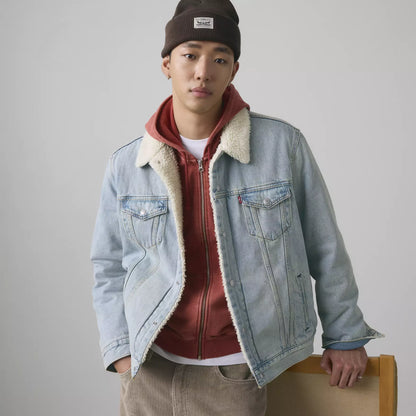 LEVIS Type III Sherpa Trucker Jacket Kentucky Blue Sherpa