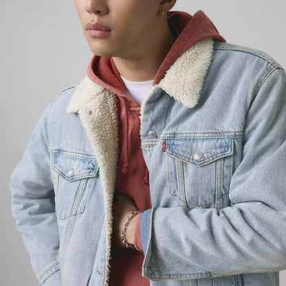 LEVIS Type III Sherpa Trucker Jacket Kentucky Blue Sherpa