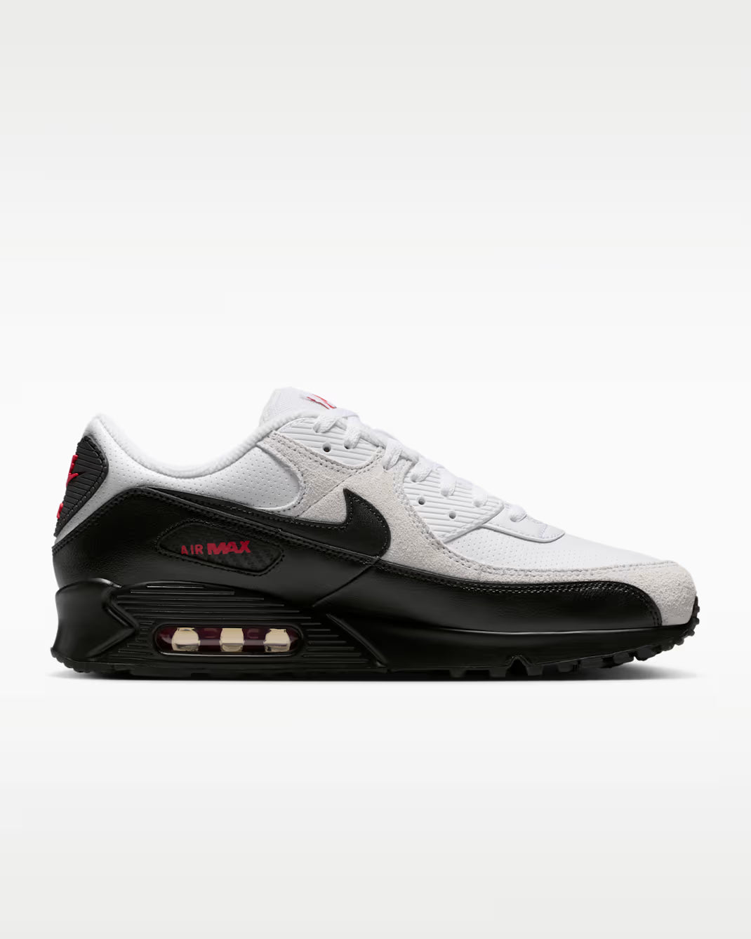 Nike Air Max 90 Perforated Leather White Black