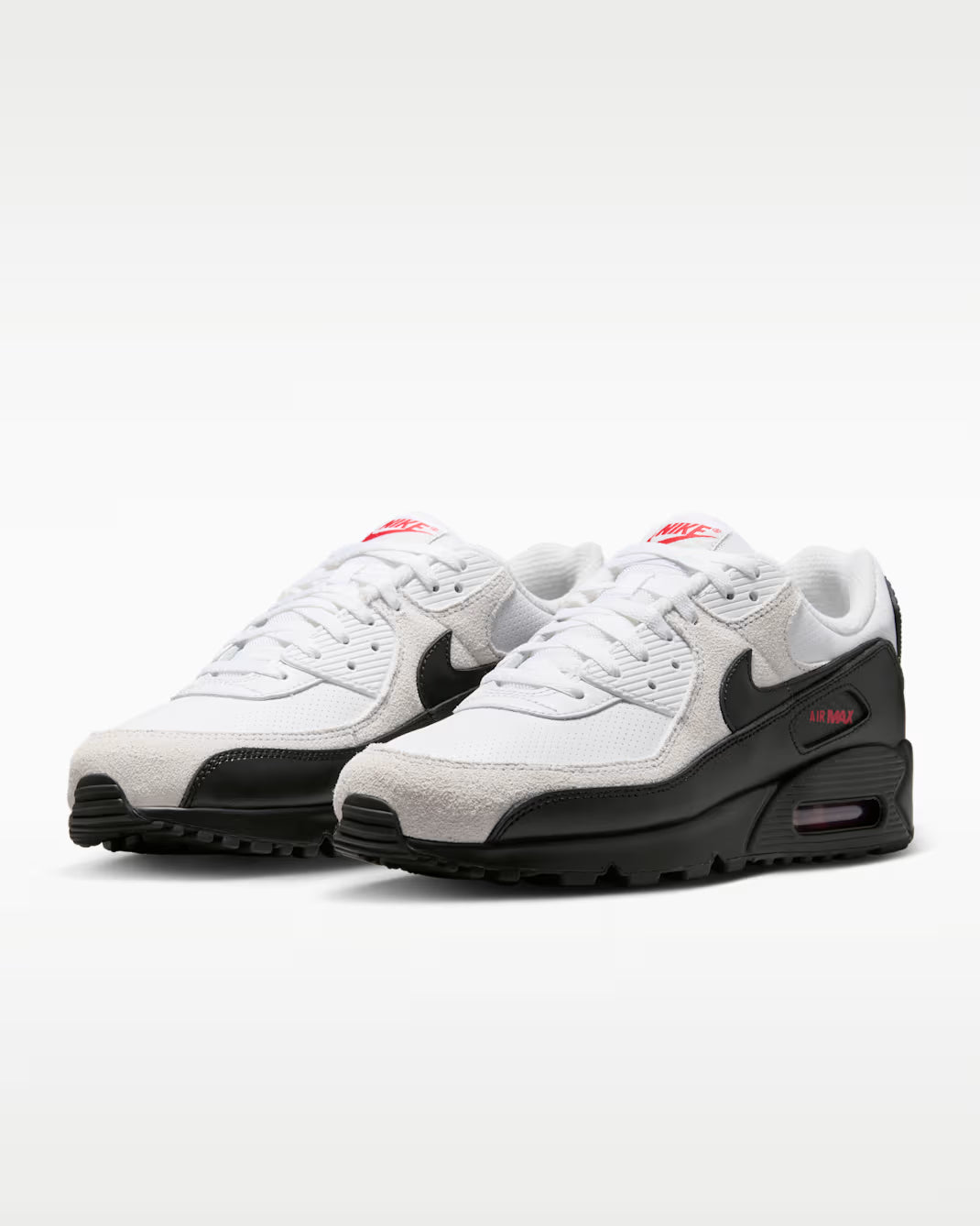 Nike Air Max 90 Perforated Leather White Black