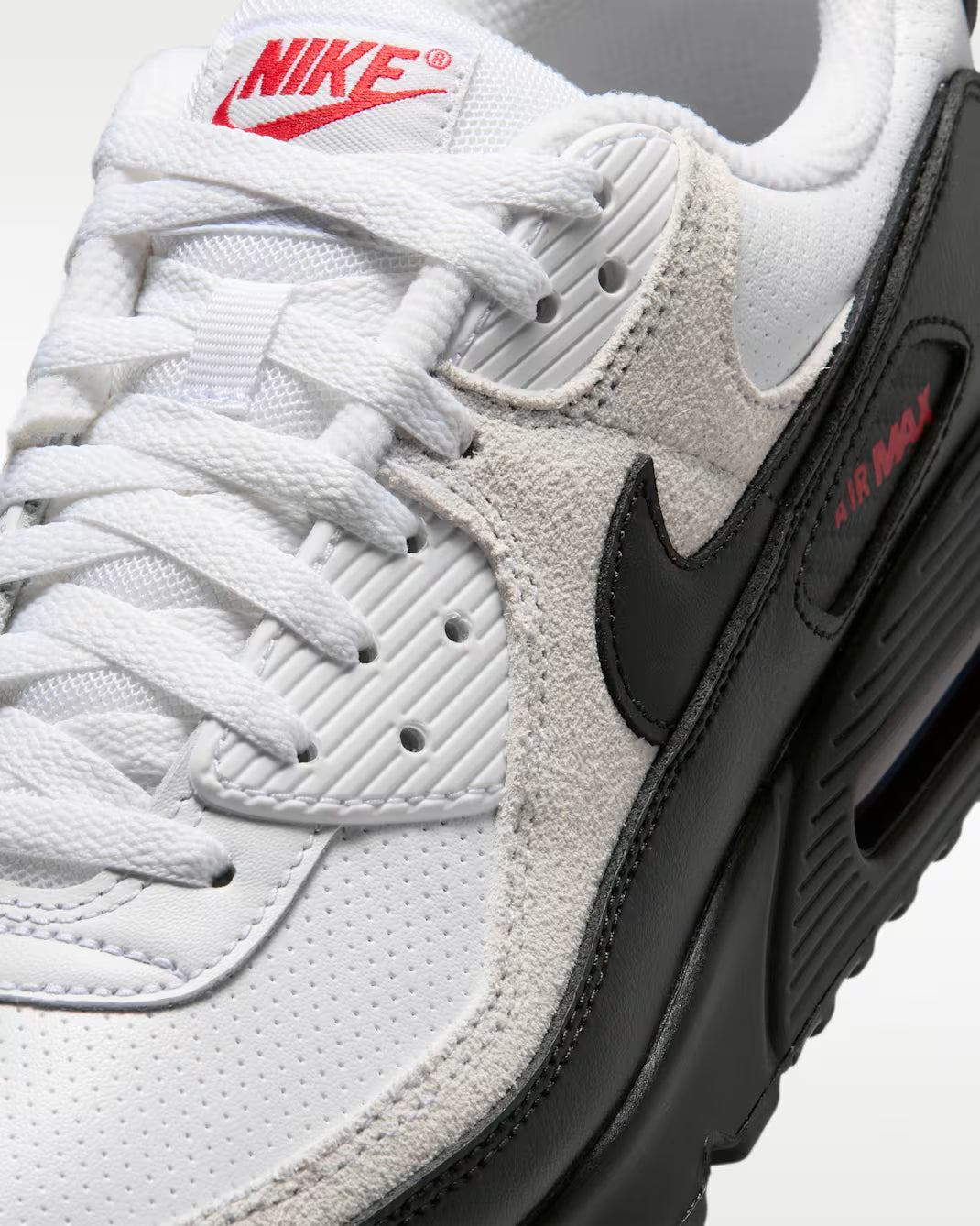 Nike Air Max 90 Perforated Leather White Black