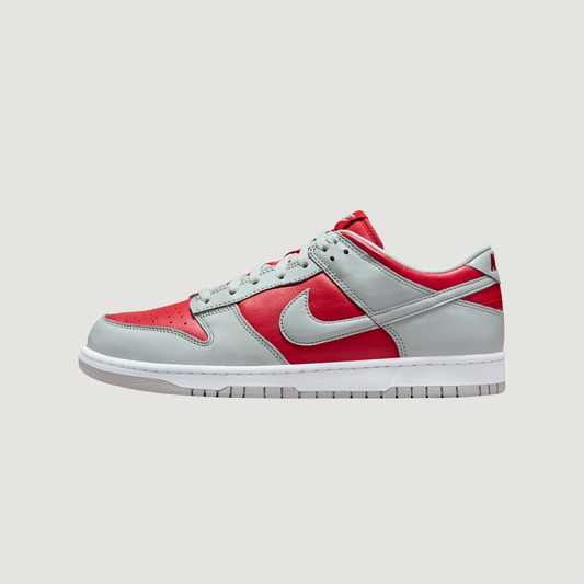 Nike Dunk Low Varsity Red and Silver