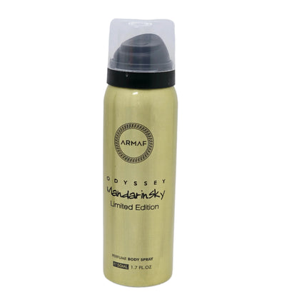 Odyssey Mandarin Sky 3.4 Oz Edp 4 Piece Gift Set For Men