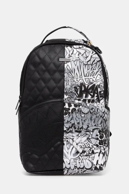 Mochila Urbano Unisex Sprayground Mochila Dlxsv Half Graff Quilted