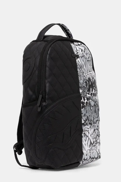 Mochila Urbano Unisex Sprayground Mochila Dlxsv Half Graff Quilted
