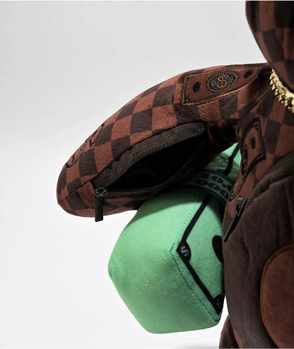 Sprayground Sharks In Paris Brown Lenticular Bear Backpack B6518 63.5 x 17.78 x 30.5 cm