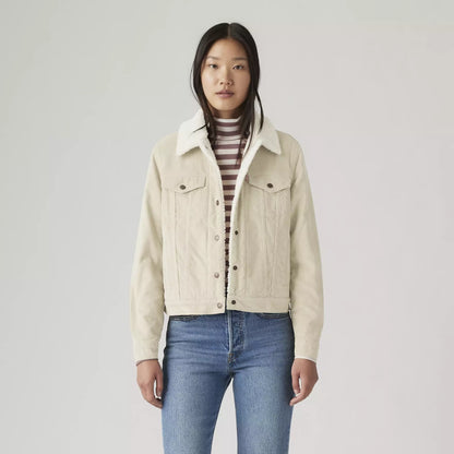 LEVIS Original Sherpa Trucker Jacket Egret