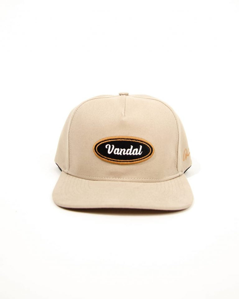 Snapback Vandal Script Beige