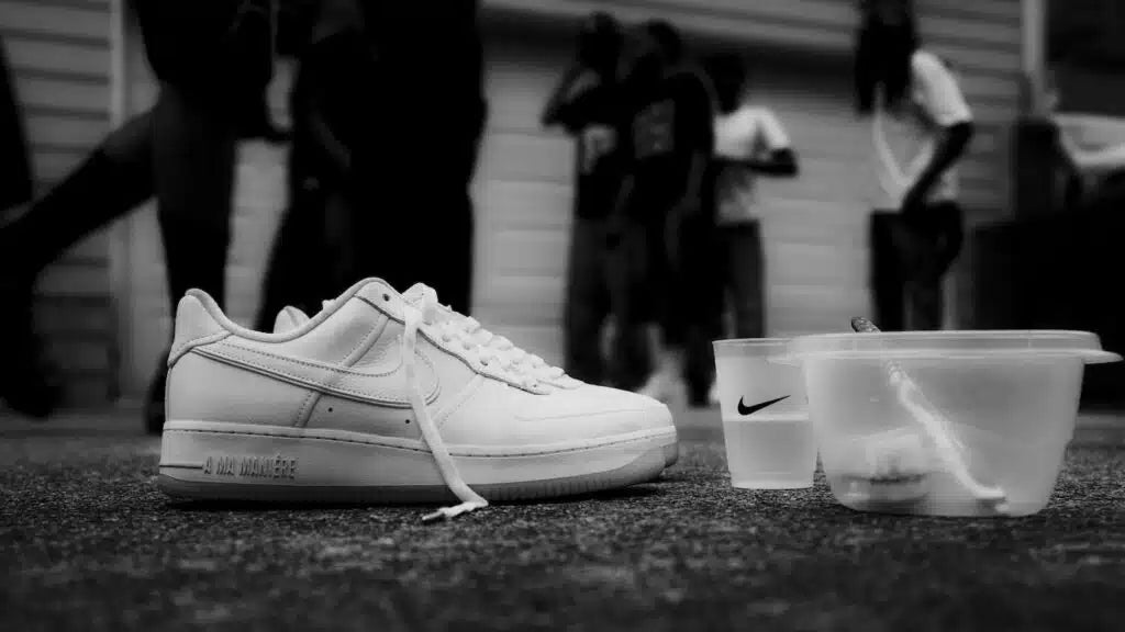 A Ma Maniére x Nike Air Force 1 Low Triple White