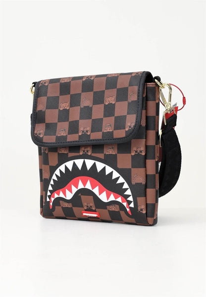 Bolsa Sprayground Peeking Character Check Messenger Sling 910B7505NSZ