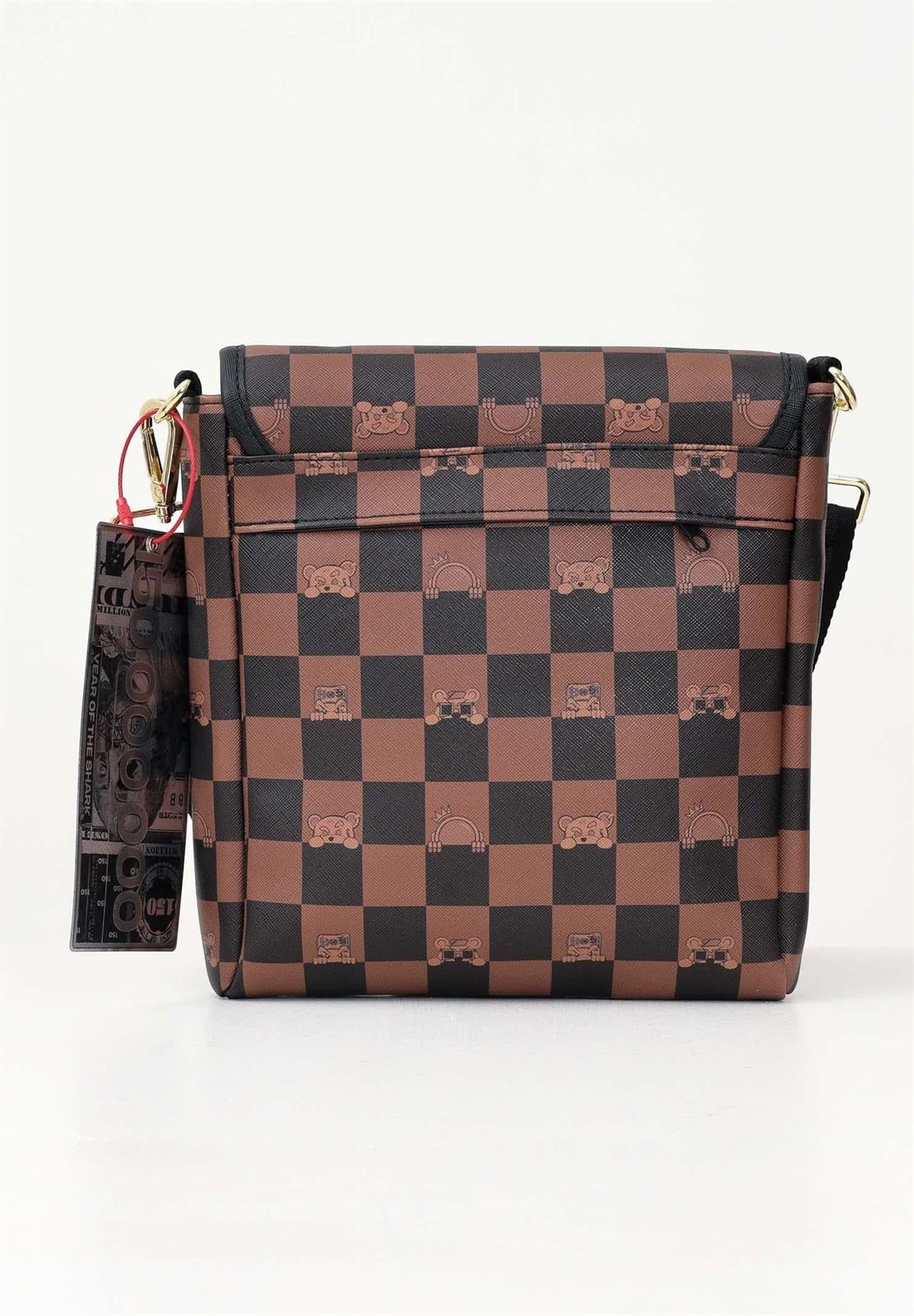 Bolsa Sprayground Peeking Character Check Messenger Sling 910B7505NSZ