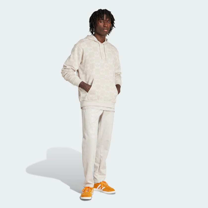 Adidas monogram all over print loose hoodie