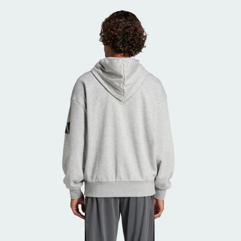 ADIDAS Essentials Loose-Fit 3 Bar Logo French Terry Hoodie