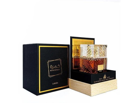 LATTAFA KHAMRAH EAU DE PARFUM ESPRAY UNISEX, 100 ML PARA HOMBRES