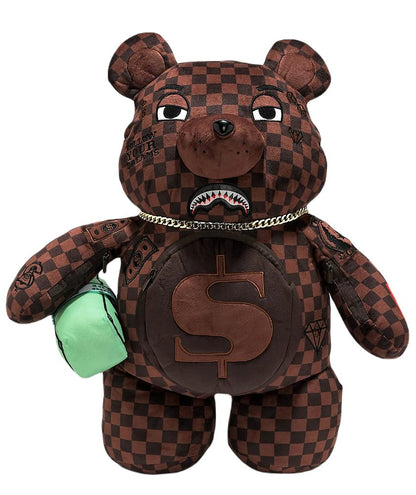 Sprayground Sharks In Paris Brown Lenticular Bear Backpack B6518 63.5 x 17.78 x 30.5 cm