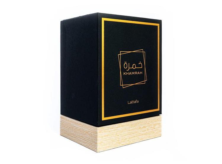 LATTAFA KHAMRAH EAU DE PARFUM ESPRAY UNISEX, 100 ML PARA HOMBRES