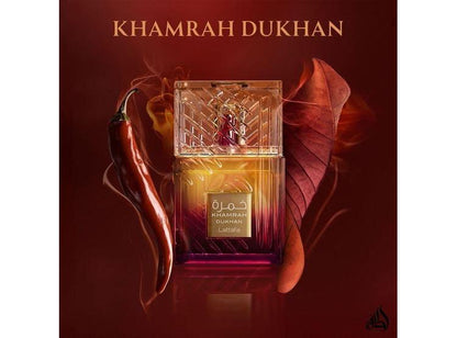 Lattafa Khamrah Dukhan EDP Unisex, fragancia oriental intensa