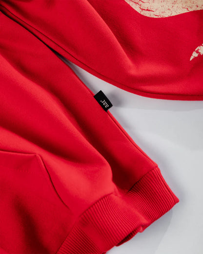 AAC FLAMESSS RED HOODIE