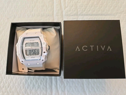 Activa X Invicta Men's Digital Watch - 44.3mm, White (ACW2296-004)