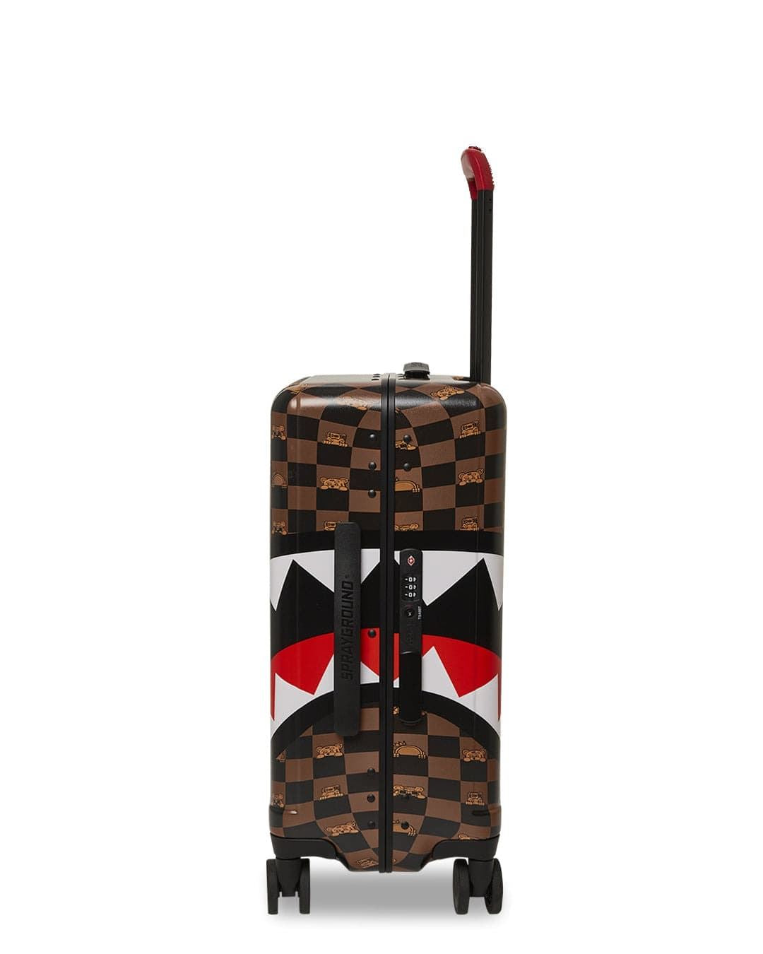 Trollie Sprayground 910CL257NSZ Peeking Character Check Carry on luggage